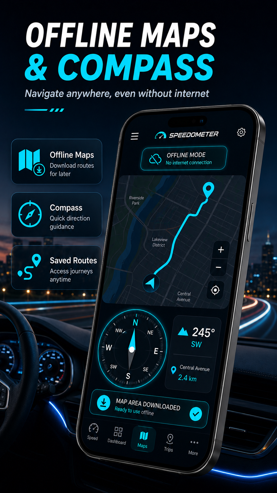 Digital & Analog Speedometer Screenshot 6