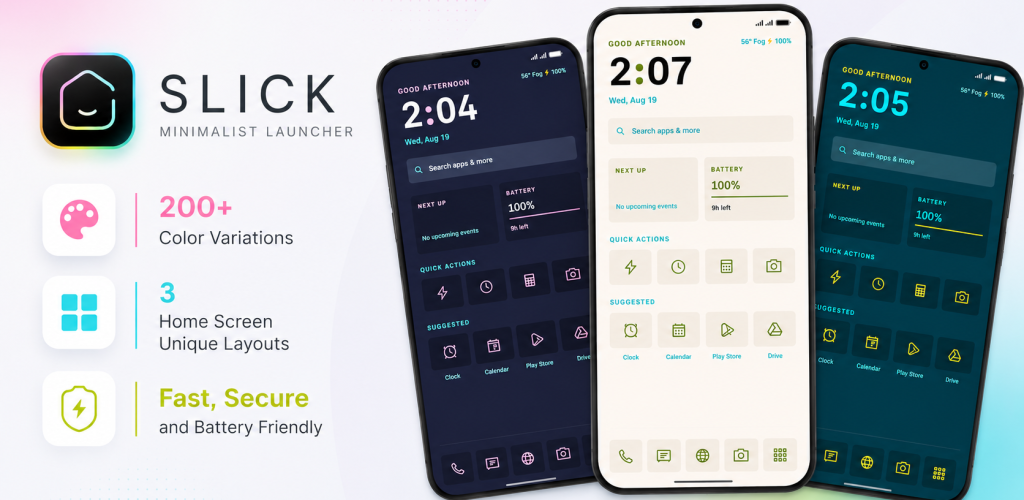 Slick Minimalist Launcher