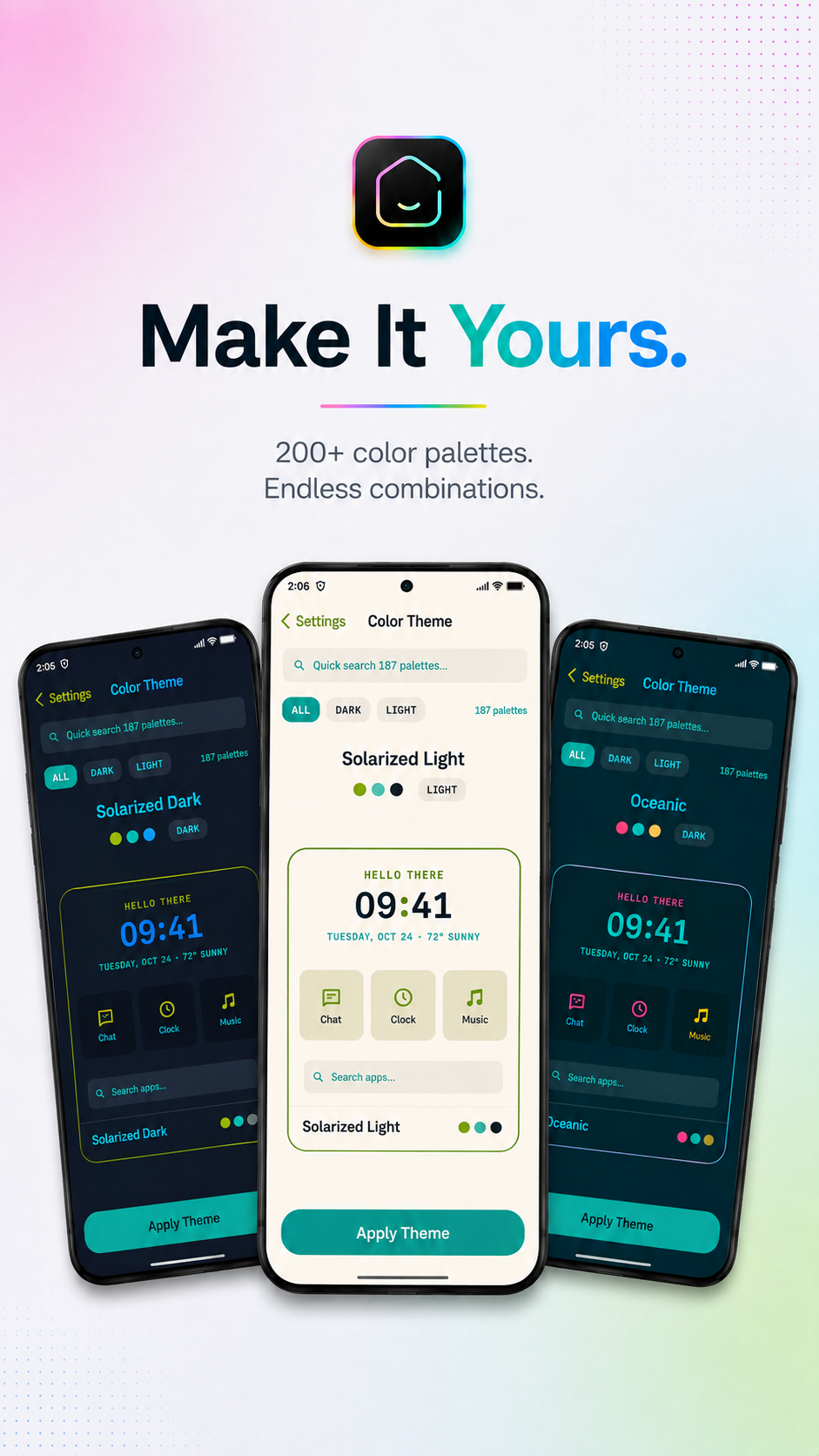 Slick Minimalist Launcher screenshot 2