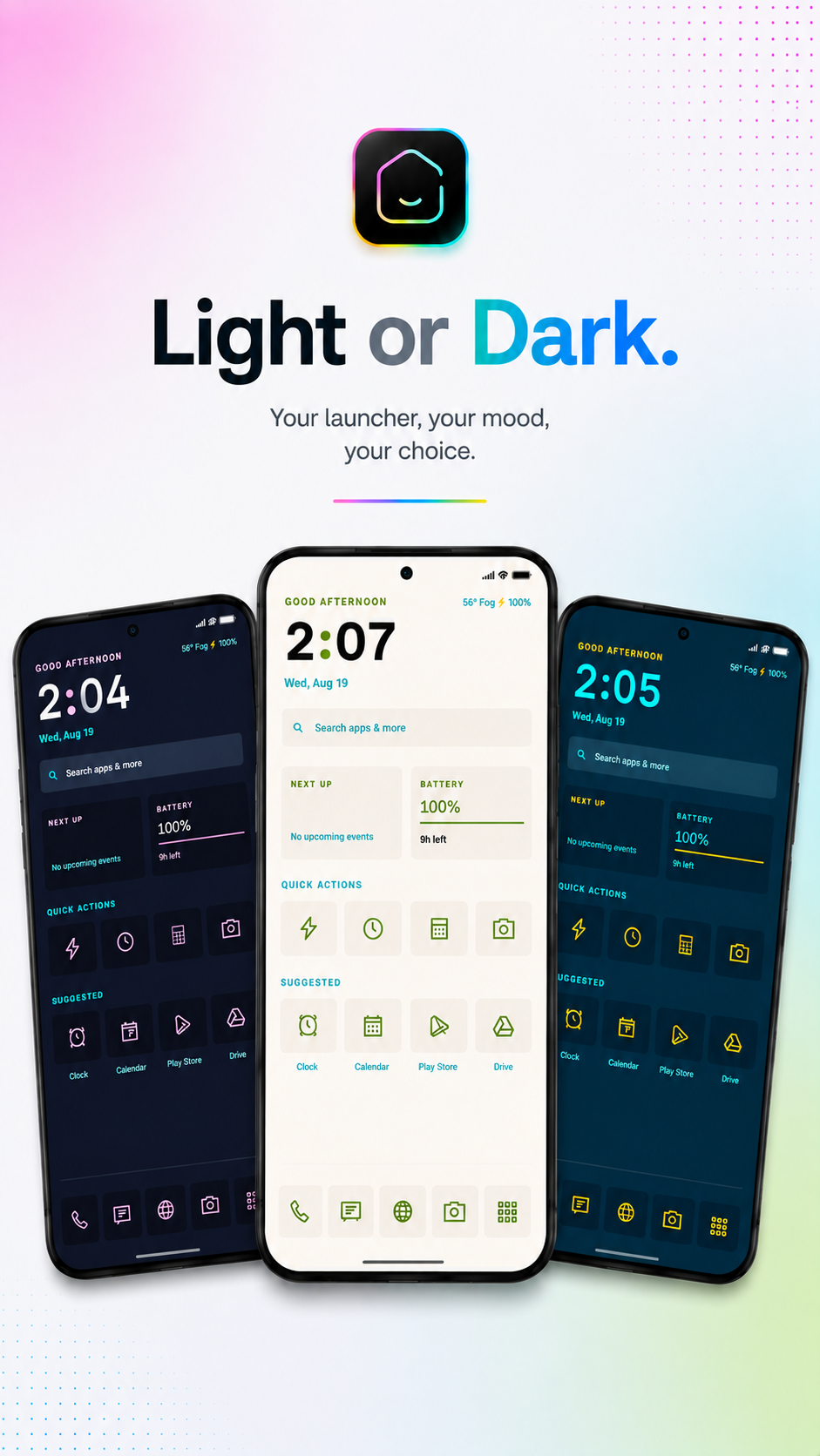 Slick Minimalist Launcher screenshot 3