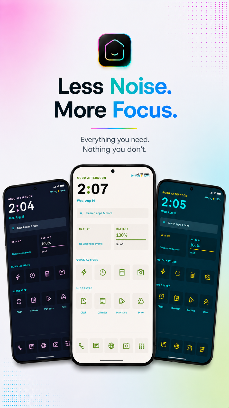 Slick Minimalist Launcher screenshot 5
